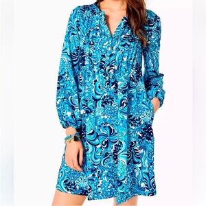 Lilly Pulitzer Seana Chillylilly UPF 50 Dress Sz XL